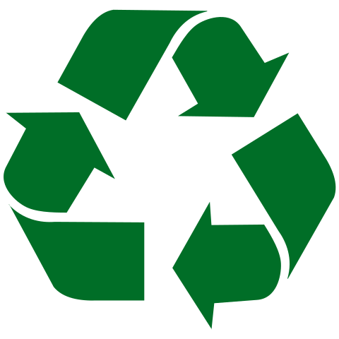 Logo du recyclage appelé le Ruban de Möbius